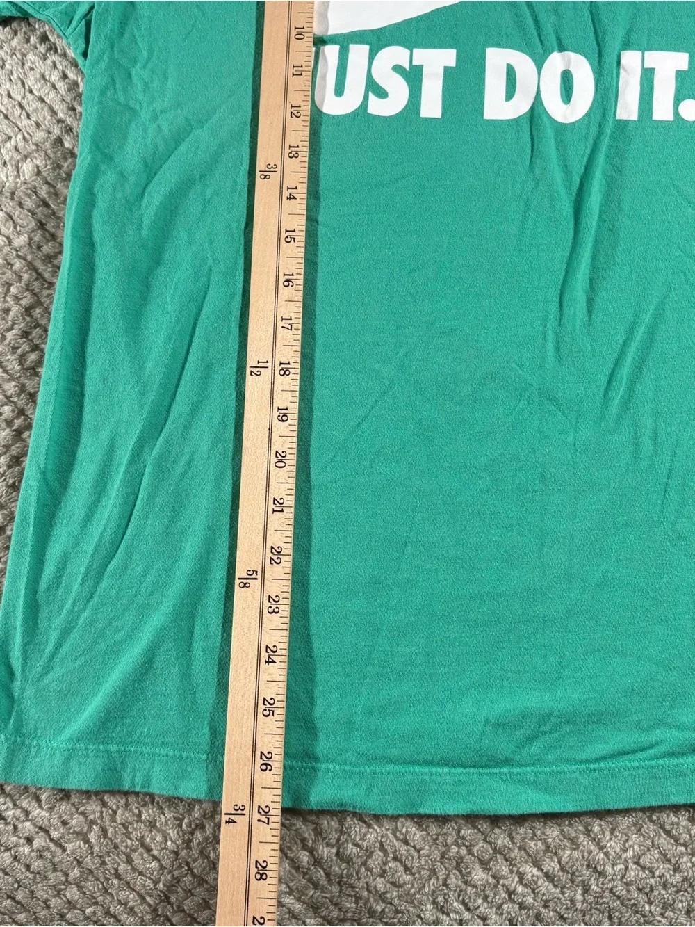 Nike Mens M The Nike Tee Teal Just Do It Casual Sportswear Athletic Skateboard